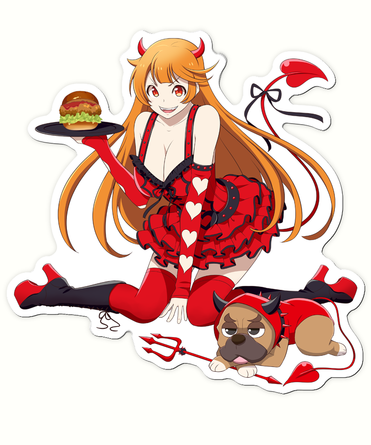 Devil Haru and Honey Sticker