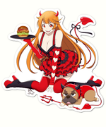 Devil Haru and Honey Sticker