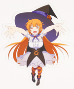 Haru Halloween Hug! Sticker