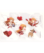 Haru & Honey Valentines Chibi Sticker Sheet